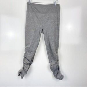 Fabletics Grey High Waist Seamless Statement Work Out Leggings Women's Size XL